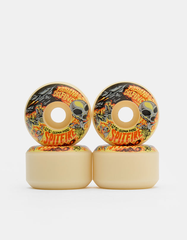 Spitfire Fabiana Invasion Formula Four Conical Full 99d Skateboard Wheels