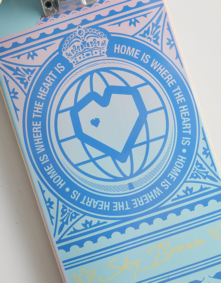Blueprint x Sky Brown x MLSL Home Heart 'SOFT TOP' Complete Skateboard - 7.25"