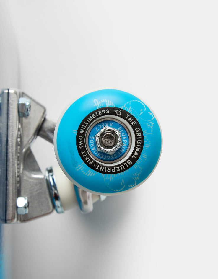 Blueprint Spray Heart Complete Skateboard - 8.5"