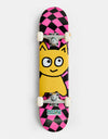Meow Big Cat Checker Twist Complete Skateboard - 6.5"