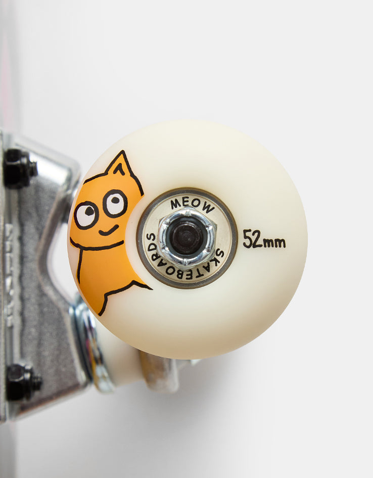 Meow Big Cat Checker Twist Complete Skateboard - 6.5"