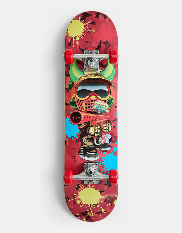 Speed Demons Paintballer Camo Complete Skateboard - 7.5"