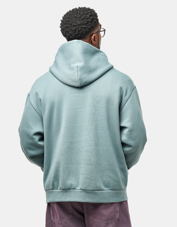 Nike SB Essential Logo Pullover Hoodie - Mineral Slate/White