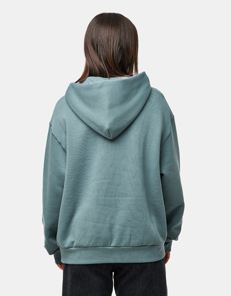 Nike SB Essential Logo Pullover Hoodie - Mineral Slate/White