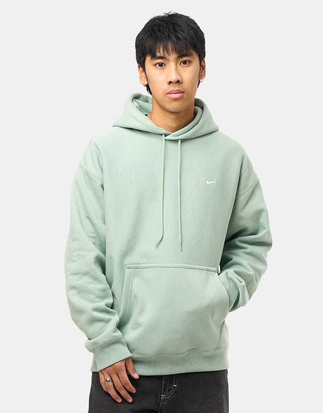 Nike SB Solo Swoosh Pullover Hoodie - Steam/White