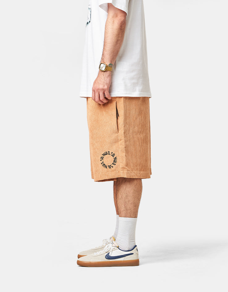 Nike SB Cord Shorts - Light Cognac/Black