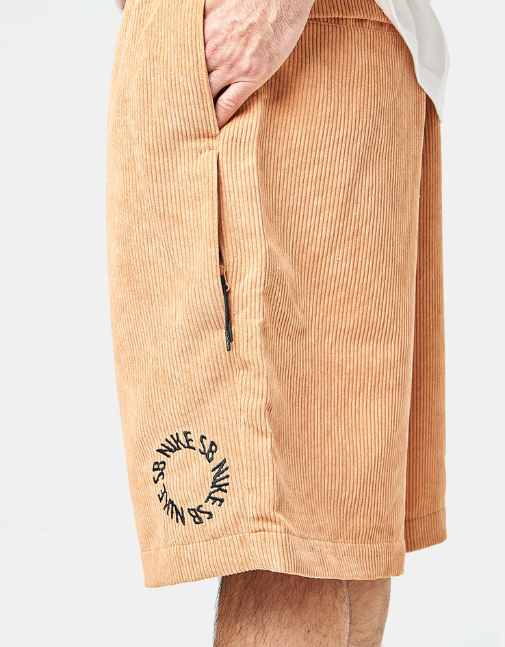 Nike SB Cord Shorts - Light Cognac/Black