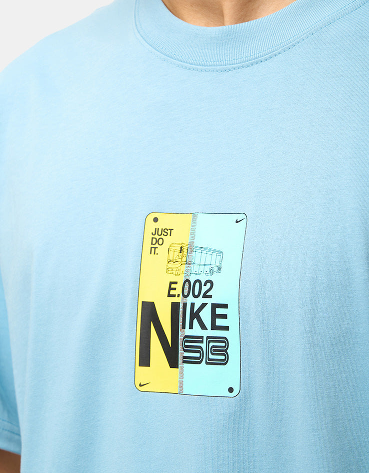 Nike SB Bus Pass T-Shirt - Denim Turquoise
