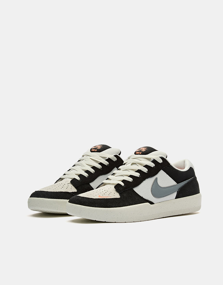Nike SB Force 58 Skate Shoes - Black/Cool Grey-Summit White-Sail