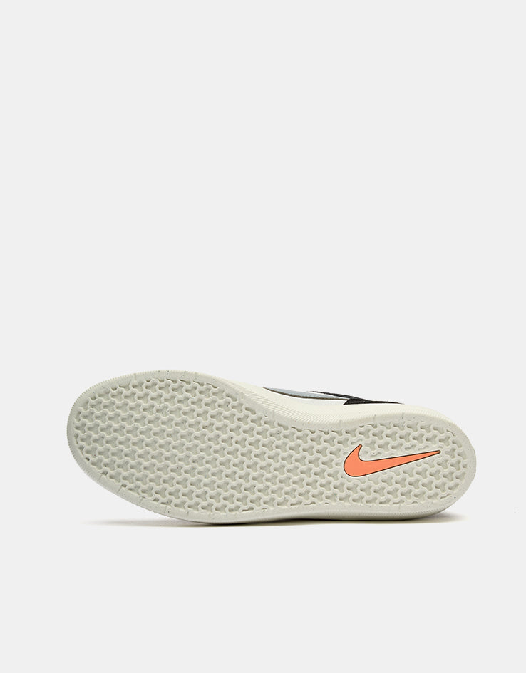 Nike SB Force 58 Skate Shoes - Black/Cool Grey-Summit White-Sail