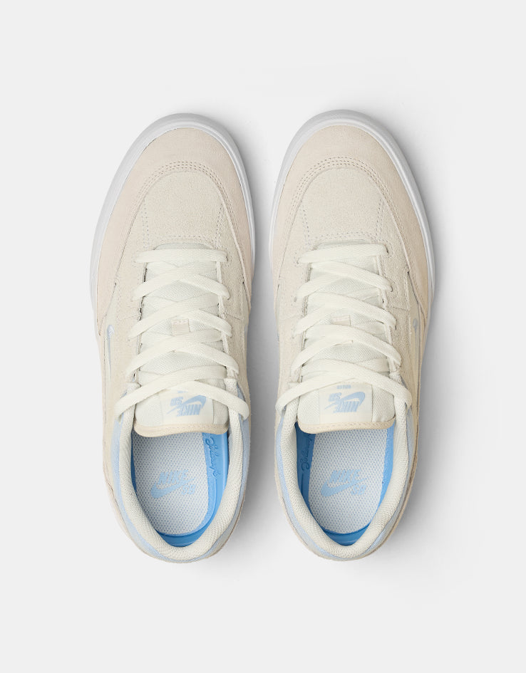 Nike SB Malor Skate Shoes - Phantom/Hydrogen Blue-Summit White-White