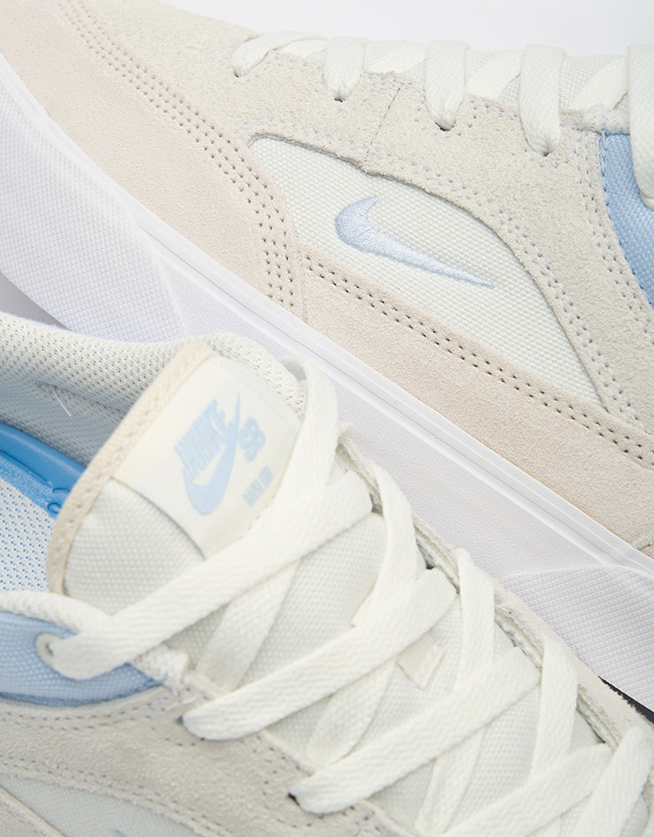 Nike SB Malor Skate Shoes - Phantom/Hydrogen Blue-Summit White-White