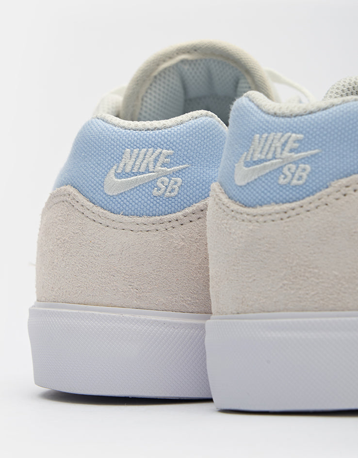 Nike SB Malor Skate Shoes - Phantom/Hydrogen Blue-Summit White-White
