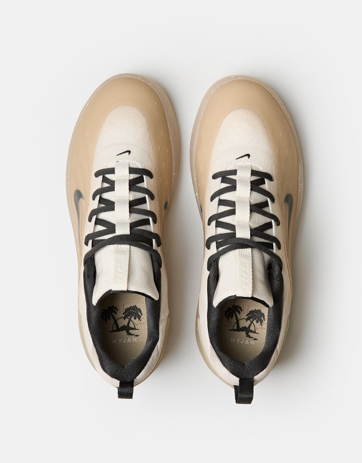 Nike SB Zoom Nyjah 4 Skate Shoes - Desert Khaki/Dk Smoke Grey