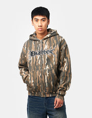 Butter Goods Nail Logo Zip-Thru Hoodie - Frog Camo
