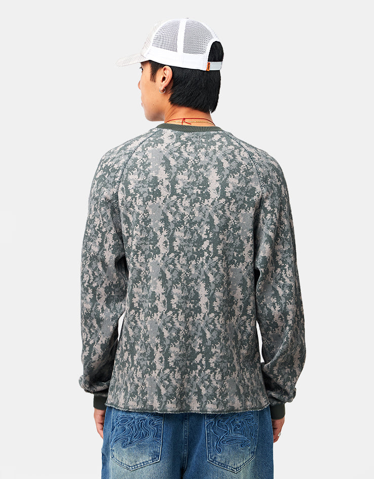Butter Goods Waffle L/S Top - Digital Camo