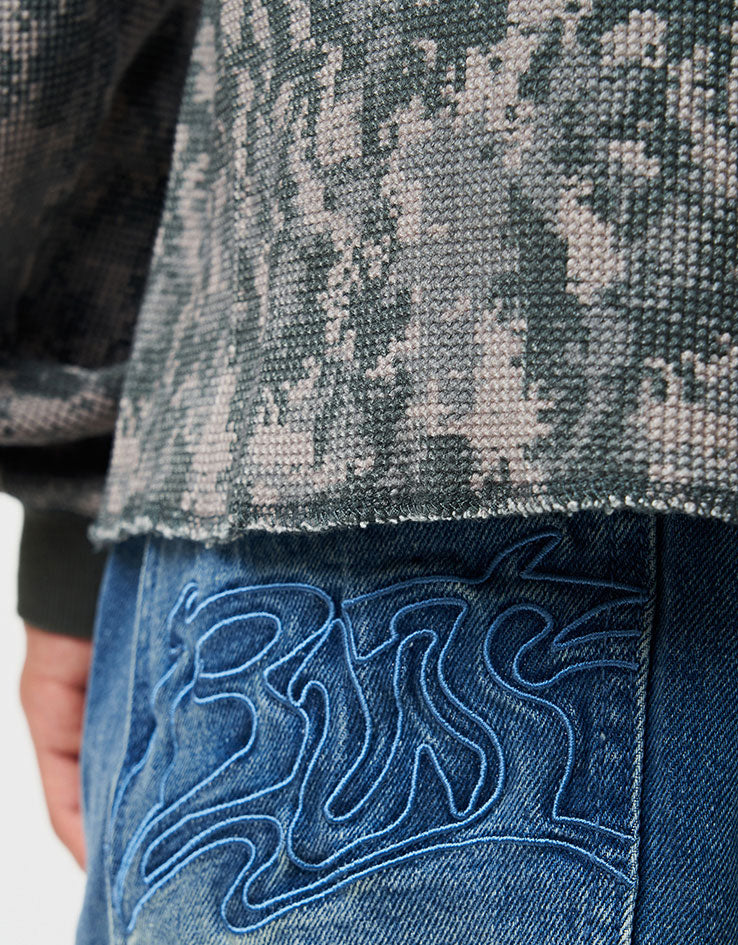 Butter Goods Waffle L/S Top - Digital Camo