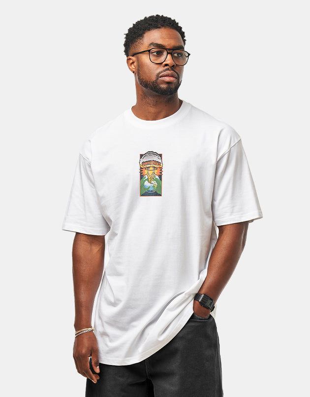 Santa Cruz Kendall End Of The World Front T-Shirt - White