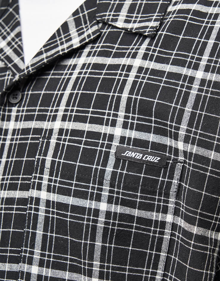 Santa Cruz Flint S/S Shirt - Black Check