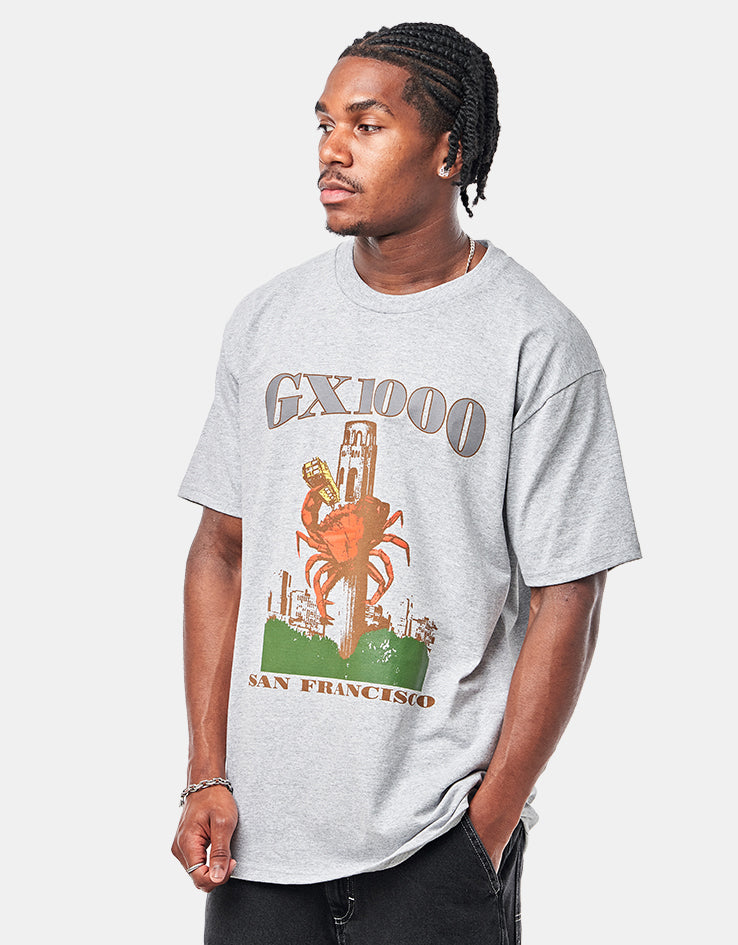 GX1000 Crab T-Shirt - Heather Grey