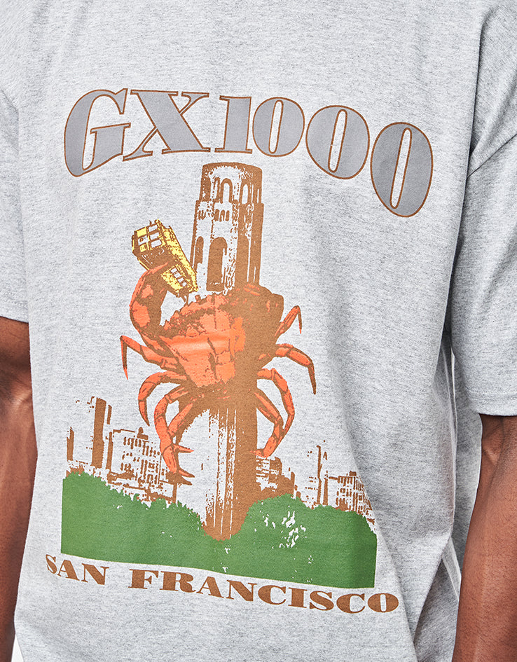 GX1000 Crab T-Shirt - Heather Grey