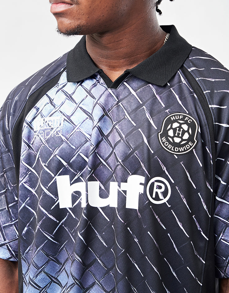 HUF Diamond Plate Jersey - Black