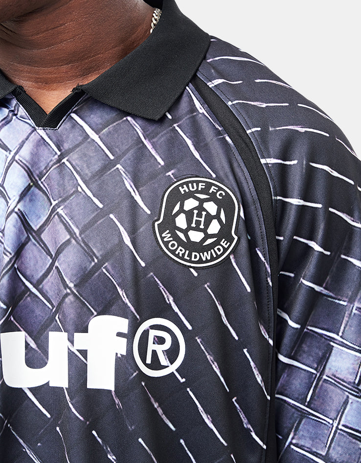 HUF Diamond Plate Jersey - Black