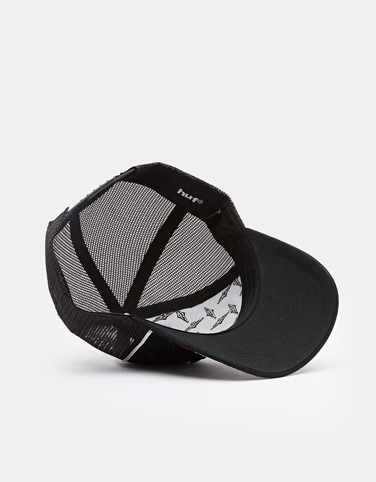 HUF Diamond Plate Trucker Cap - Black