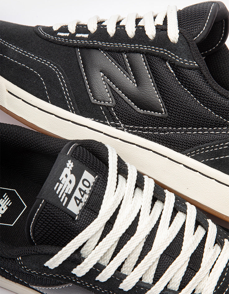 New Balance Numeric 440 Skate Shoes - Black/Sea Salt