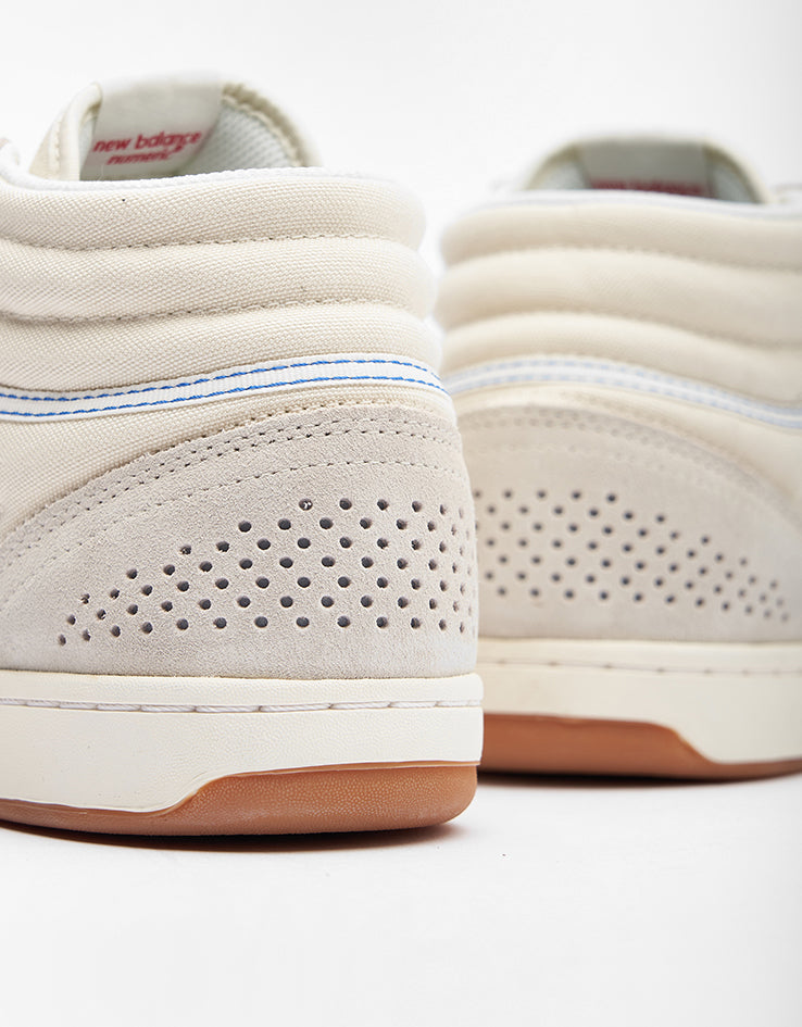 New Balance Numeric 440 High Skate Shoes - Sea Salt/White