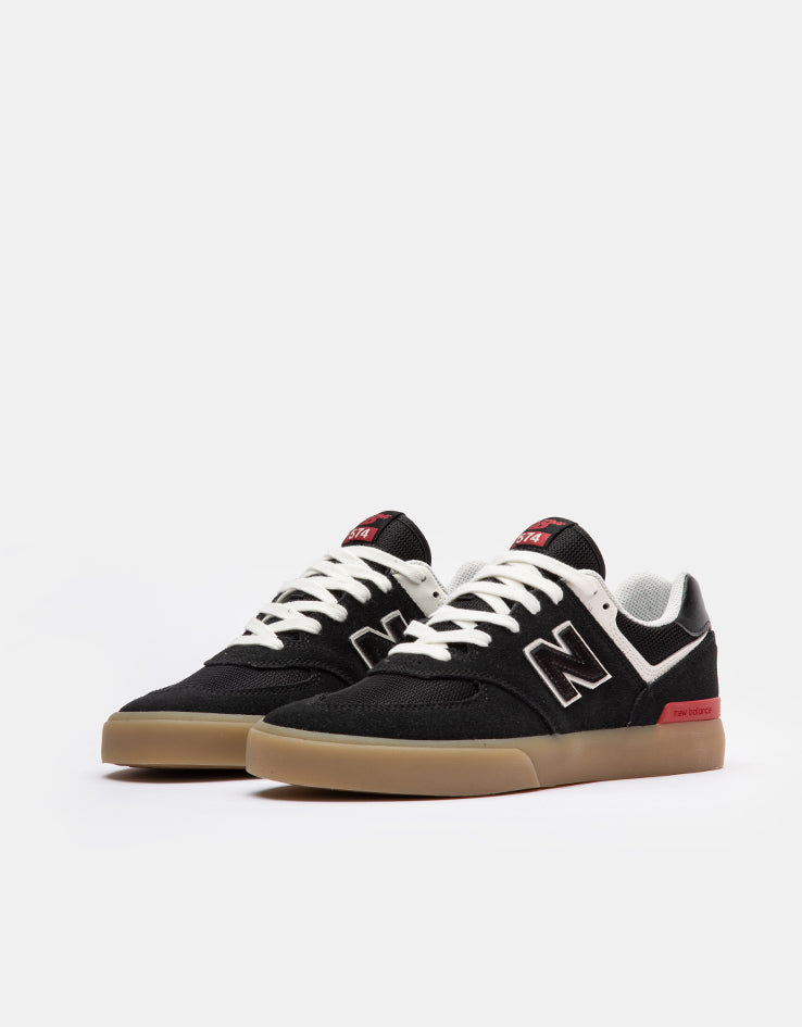 New Balance Numeric 574 Skate Shoes - Black/White