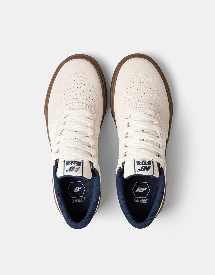 New Balance Numeric 272 Skate Shoes - Sea Salt/Dark Gum