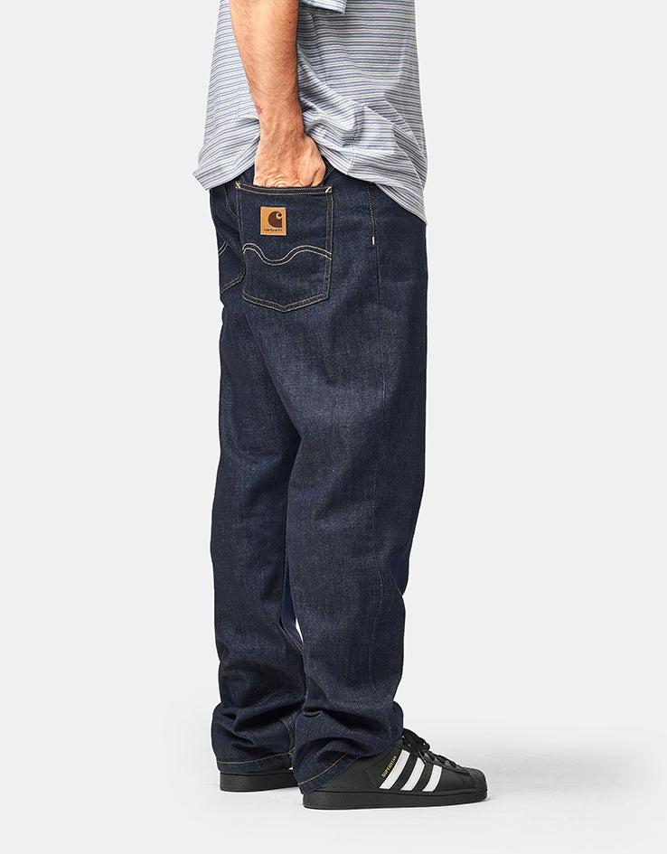Carhartt WIP Marlow Pant - Blue (Rinsed)