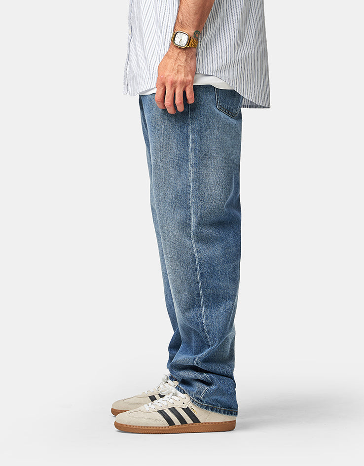 Carhartt WIP Marlow Pant - Blue (Worn Bleached)