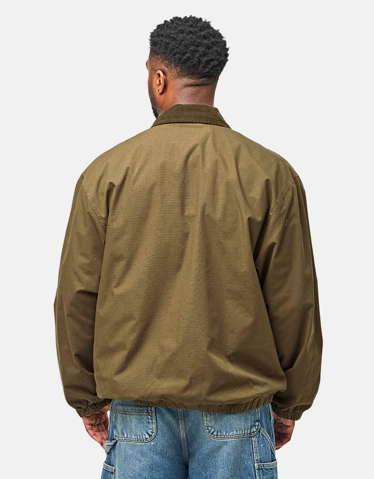 Carhartt WIP Madison Ripstop Jacket - Dark Beech/Black (Garment Dyed)