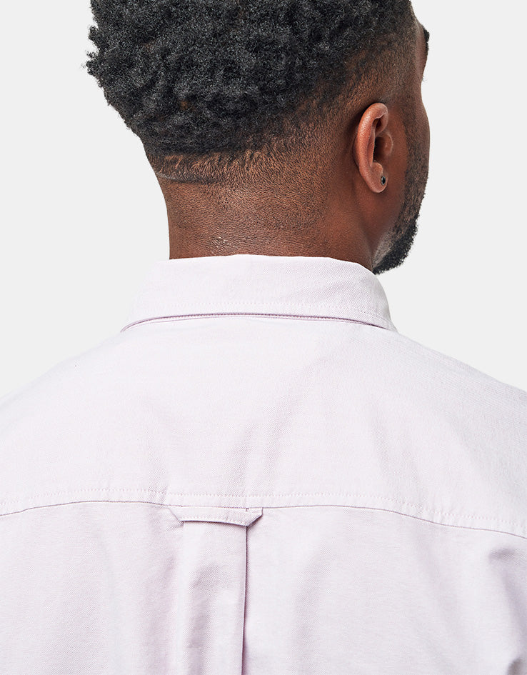 Carhartt WIP L/S C-Logo Shirt - Hortensia/White