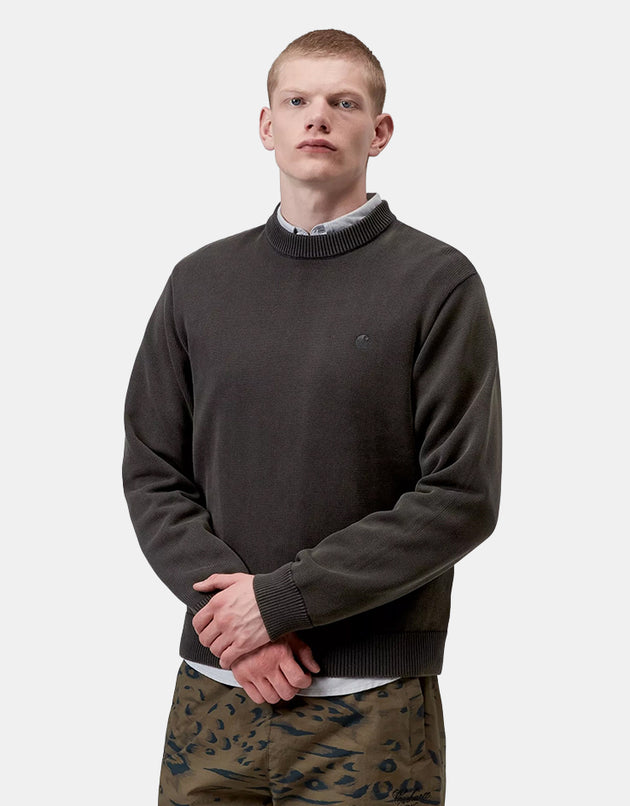 Carhartt WIP Kori Sweater - Black (Garment Dyed)