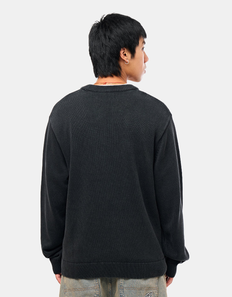 Carhartt WIP Kori Sweater - Black (Garment Dyed)