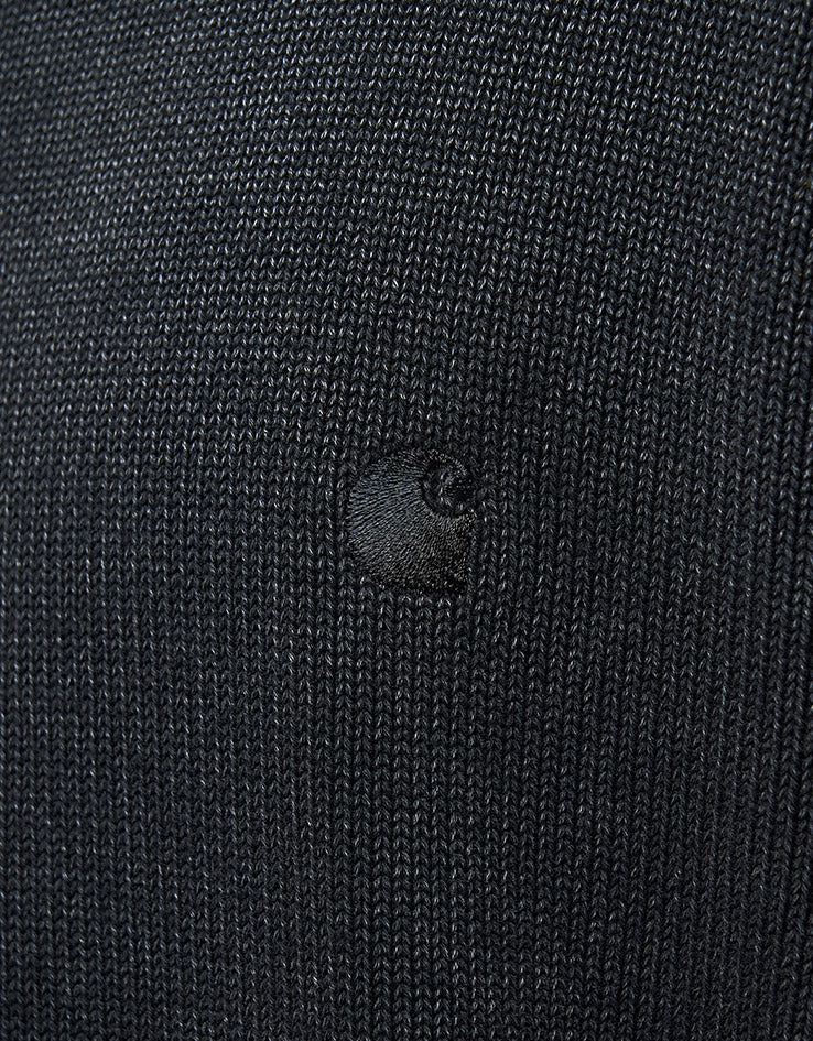 Carhartt WIP Kori Sweater - Black (Garment Dyed)