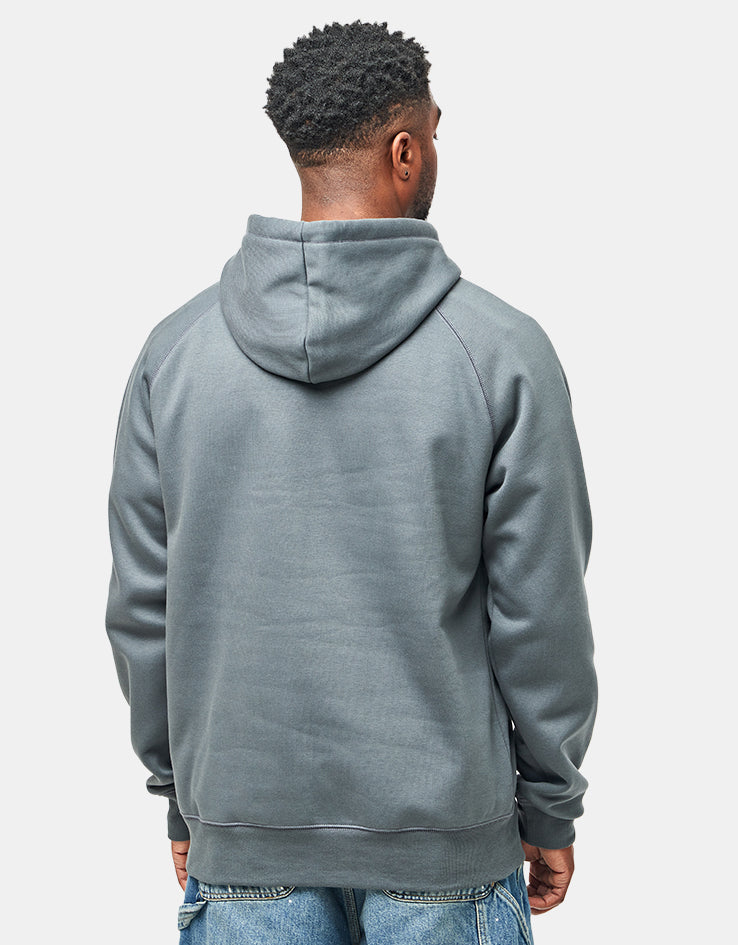 Carhartt WIP Hooded Chase Sweat - Styx/Gold