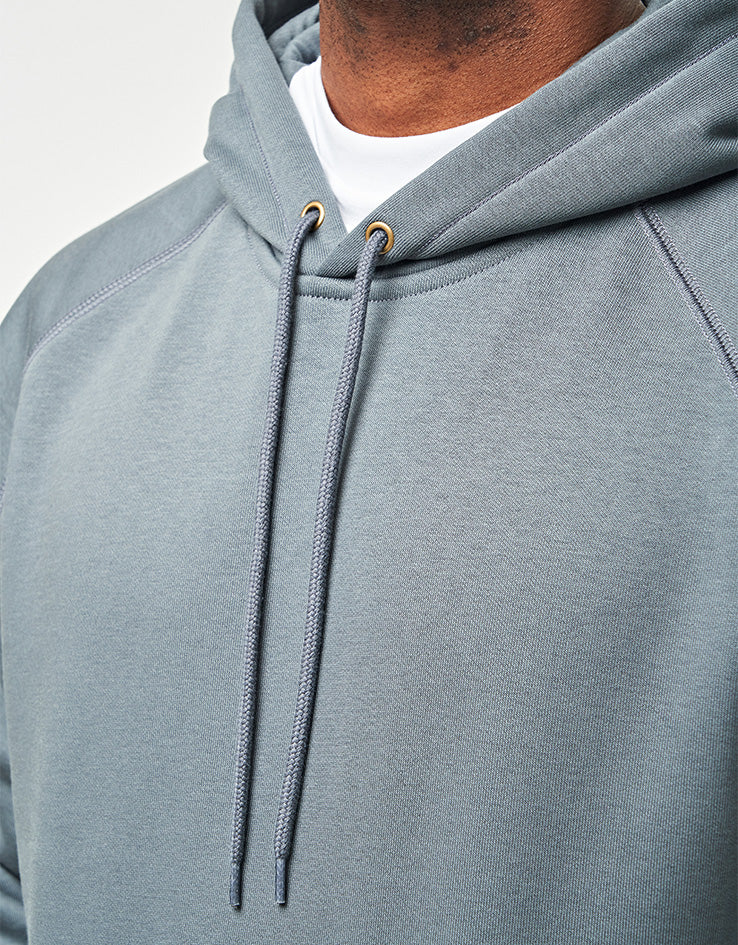 Carhartt WIP Hooded Chase Sweat - Styx/Gold
