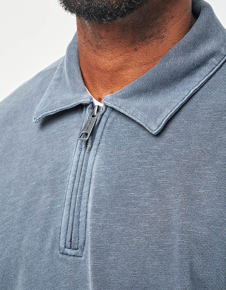 Carhartt WIP Harper Polo - Carbon (Garment Dyed)