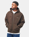 Carhartt WIP Hooded Painter Jacket - Tobacco (Destroy Wash/Splatter)