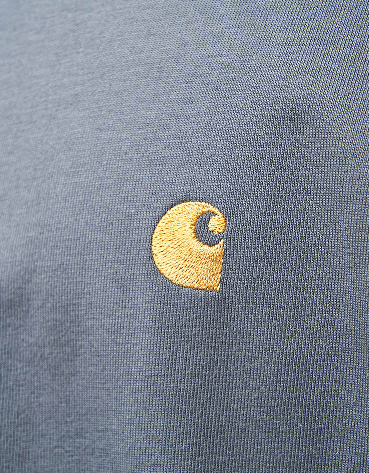 Carhartt WIP S/S Chase T-Shirt - Styx/Gold