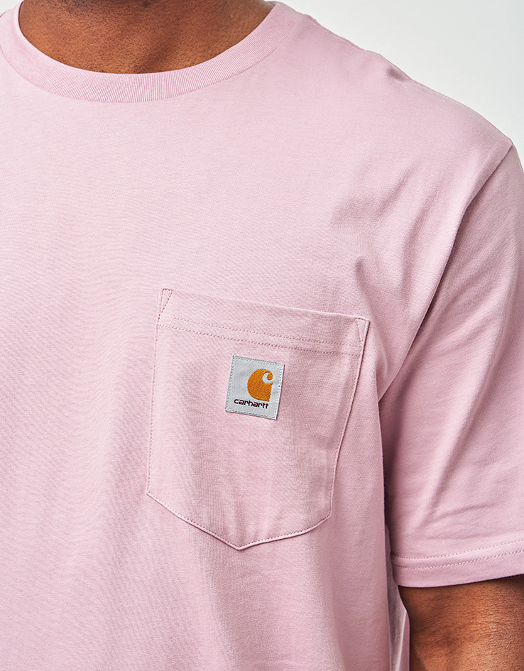 Carhartt WIP S/S Pocket T-Shirt - Hortensia