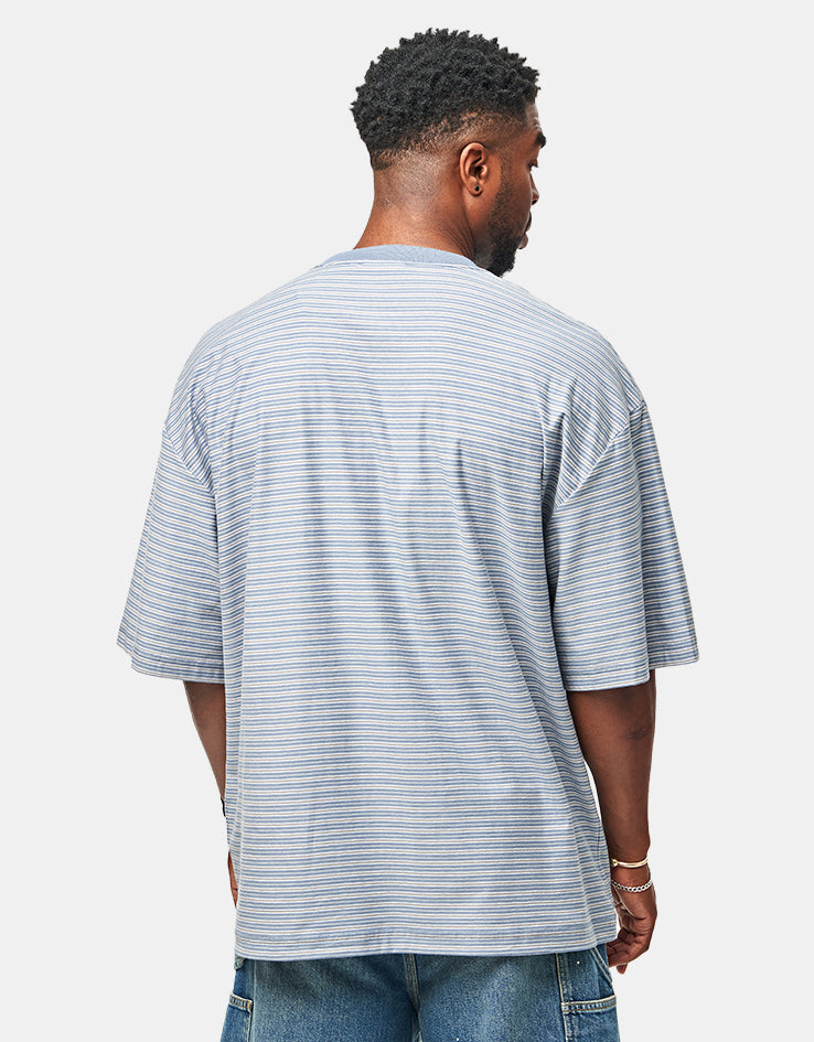 Carhartt WIP S/S Dupree T-Shirt - Dupree Stripe/Shady Blue