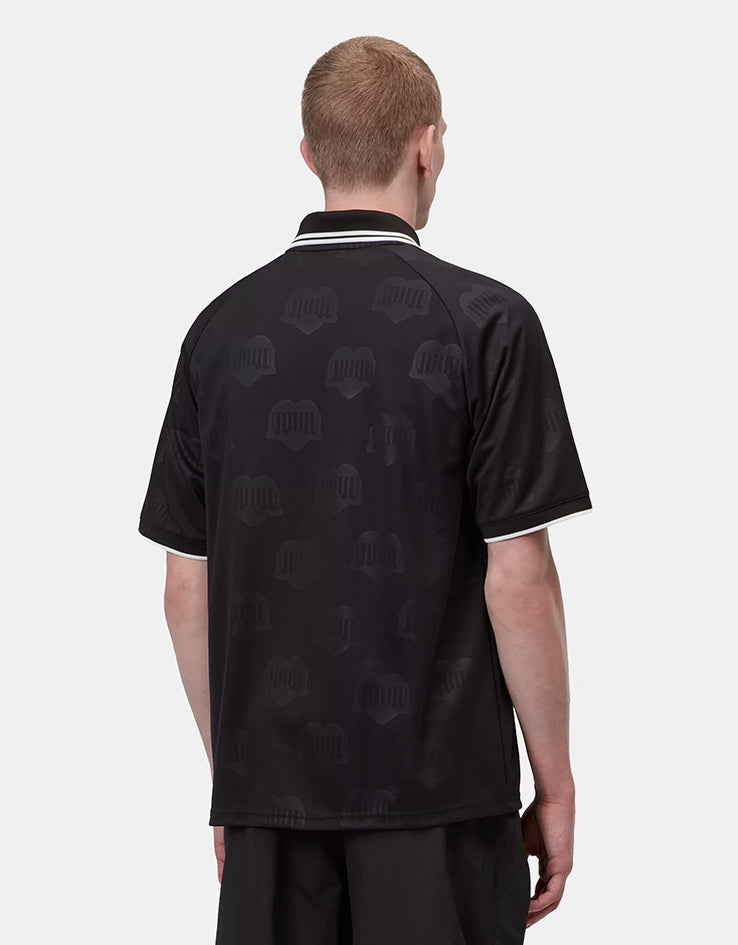 Carhartt WIP S/S Terrace Football T-Shirt - Heart Train Jacquard/Black