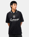 Carhartt WIP S/S Terrace Football T-Shirt - Heart Train Jacquard/Black