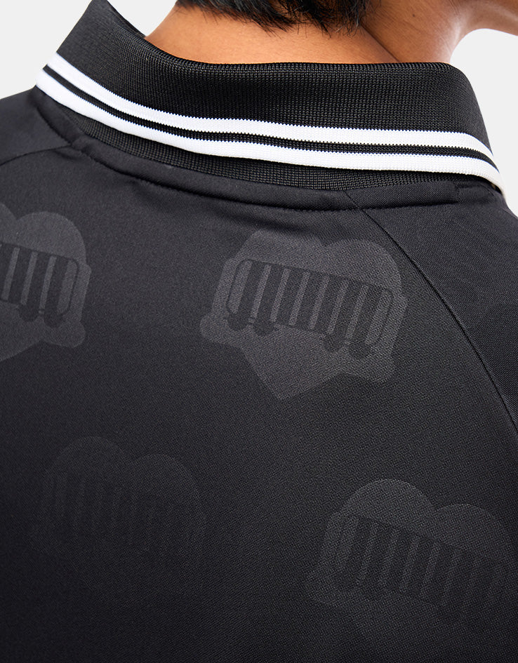 Carhartt WIP S/S Terrace Football T-Shirt - Heart Train Jacquard/Black