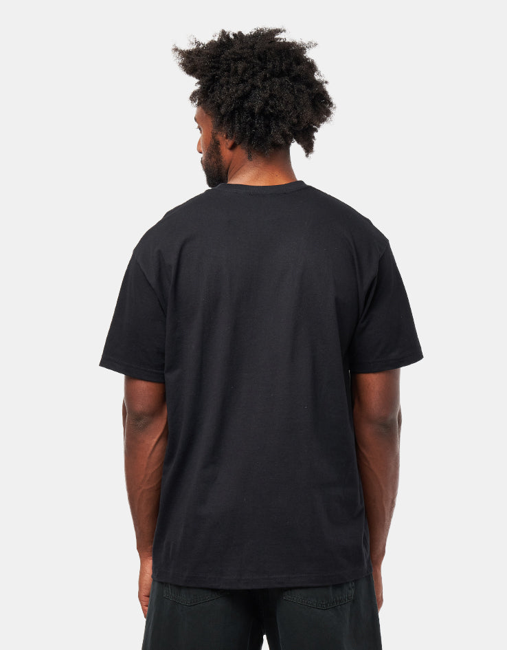 Sci-Fi Fantasy Quick Stripe T-Shirt - Black